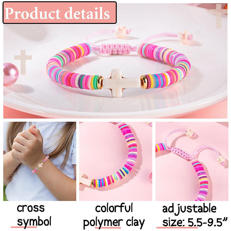 Buy Center Excellence-Bohemian Style Colorful Soft Ceramic Bracelet