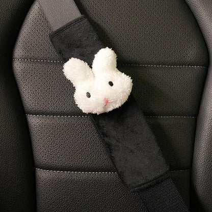 Hot New Items at Buy Center: Creative Cartoon Cloud Panda Universal Automobile Seat Belt Shoulder Protector Rabbit Standard