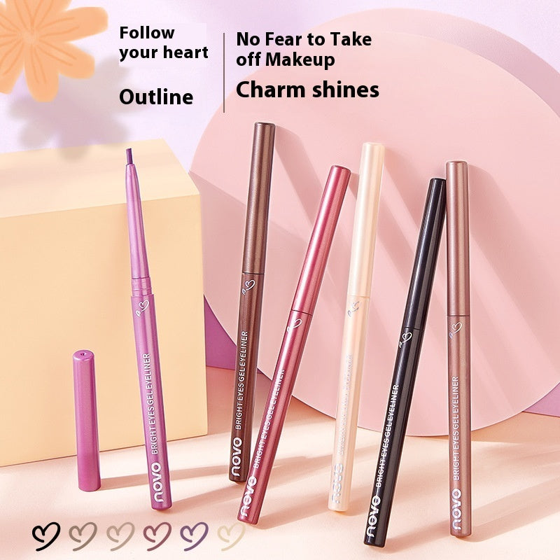 Heartbeats Color Eyeliner Ultra-fine Waterproof Sweat-proof Not Smudge Eye Shadow Pen Buy Center