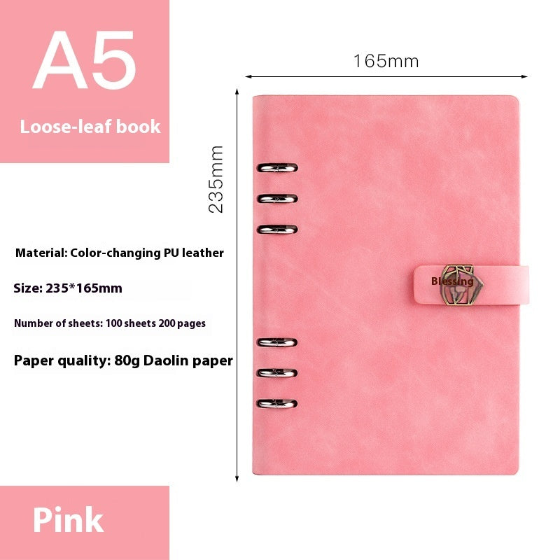 A5 Notebook Loose-leaf Removable Notepad Business Office Meeting Buy Center