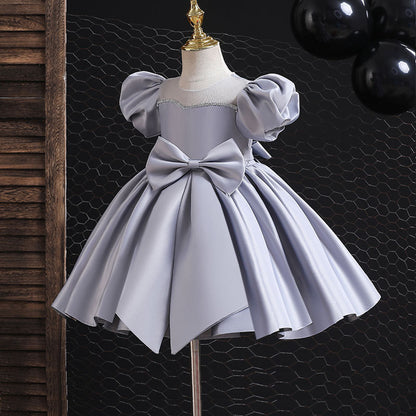 Newly Released at Buy Center: Girl's Gown-year-old Bow Princess Dress