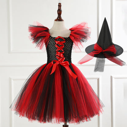 Halloween Girls' Clothing Pettiskirt Cosplay Performance Skirt Suit Buy Center