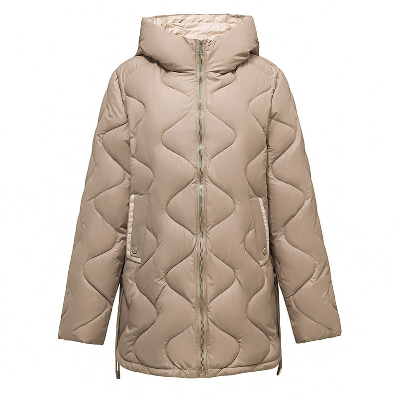 Winter Disposable Cotton-padded Coat For Women Padded Down Jacket Korean Style Mid-length Warm Jacket For Women Buy Center