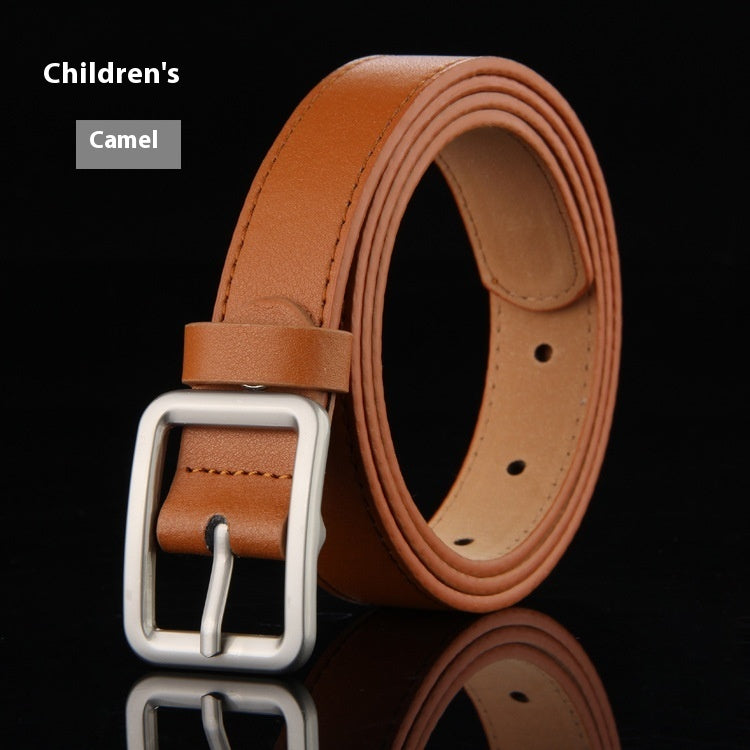 Ceinture de couleur unie simple et tendance pour garçon