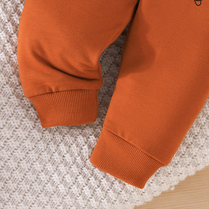 Fresh Arrivals at Buy Center: Baby Boy Solid Color Hoodie Trousers Suit