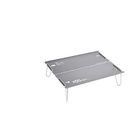 Newly Released at Buy Center: Outdoor 05 Series Camping Aluminum Alloy Folding Table Gray