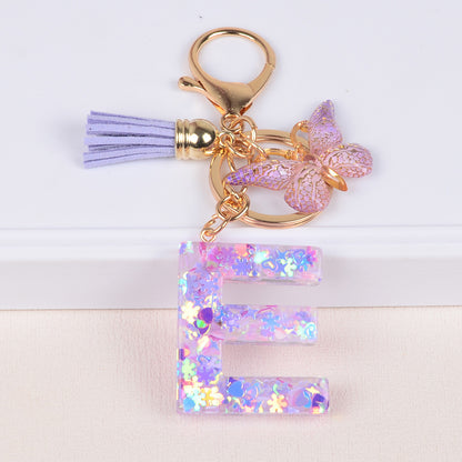 Newly Arrived at Buy Center: Snowflake Love Sequins Crystal Glue Pendant E