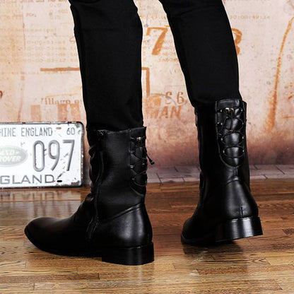 Just Arrived at Buy Center: British Fashion Leather Pointed Men's Boots