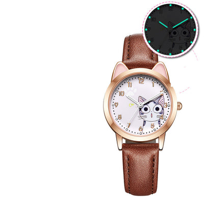 Montre mignonne pour fille, étanche et résistante aux chutes