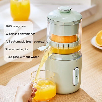 Multifunctional Wireless Electric Juicer Steel Orange Lemon Blender USB Portable Mini Fruit Squeezer Pressure Juicer Kitchen Fresh Green