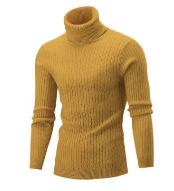 Men's Turtleneck Long Sleeve Sweater Casual Sweater Top Buy Center