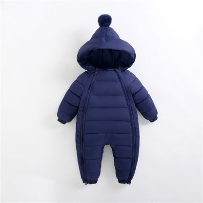 Newly Arrived at Buy Center: Newborn Cotton For Men And Women, Baby Climbing Clothes Navy Blue