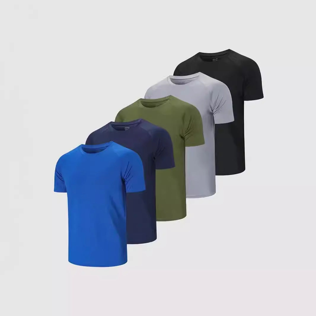 Fresh Arrivals at Buy Center: Solid Color Slim-fit Short-sleeved T-shirt All-matching