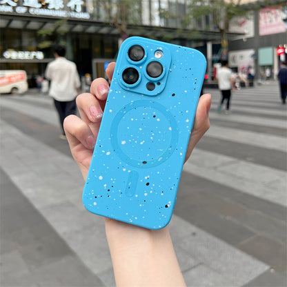 Newly Released at Buy Center: High-grade Magnetic Suction Suitable For Phone Case Frosted Anti-fingerprint Far Peak Blue