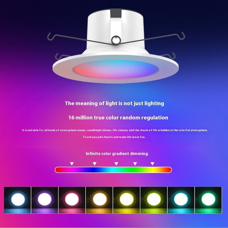 New at Buy Center: Smart Wifi Bluetooth Rgbw Remote Control Color Changing Ceiling Lamp