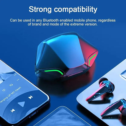 Newly Arrived at Buy Center: X15pro Original TWS G11 Wireless Headphones Game Bluetooth Headphones With Microphones Noise Reduction High Fidelity Bass Earphones