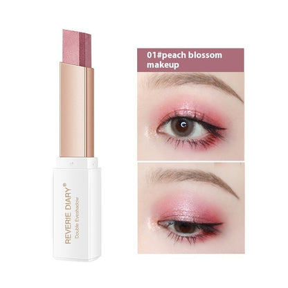 Buy Center Prestige: Shake Rotary Velvet Gradient Two-color Eye Shadow Stick 2.5g Peach Makeup