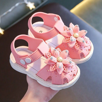 Fresh Arrivals at Buy Center: Non-slip Soft Bottom Baby Breathable Summer Sandals Pink