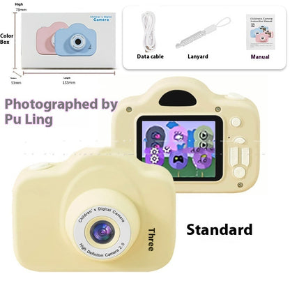 Newly Arrived at Buy Center: A3 Children's Camera Cartoon Digital Camera A3 Plain Yellow