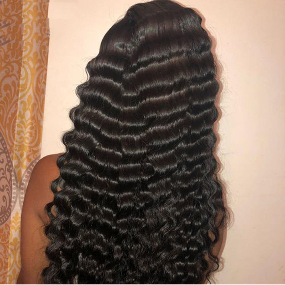 Fresh Arrivals at Buy Center: Human Hair 28 30 Deep Wave Lace Frontal Wigs 13 4 Front Wigs