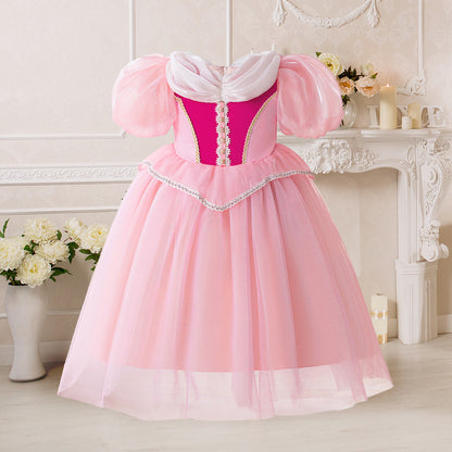 Fresh Arrivals at Buy Center: Clothing Cosplay Mesh Cover Puff Sleeve Princess Ailuo Dress