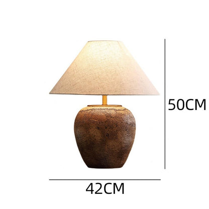 Fresh Arrivals at Buy Center: Ceramic Table Lamp Silent Style Large Modern New Chinese Retro Nostalgic Hotel Homestay Ornament Warm Light UQ639