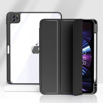 Trending Now at Buy Center: Compatible with Apple , Magnetic Split Protective Case With Pen Slot Black