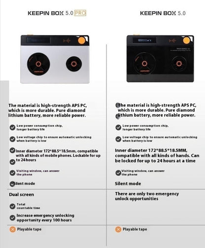 Just Arrived at Buy Center: Mobile Phone Lock Self-discipline Timing Box Ring Addiction