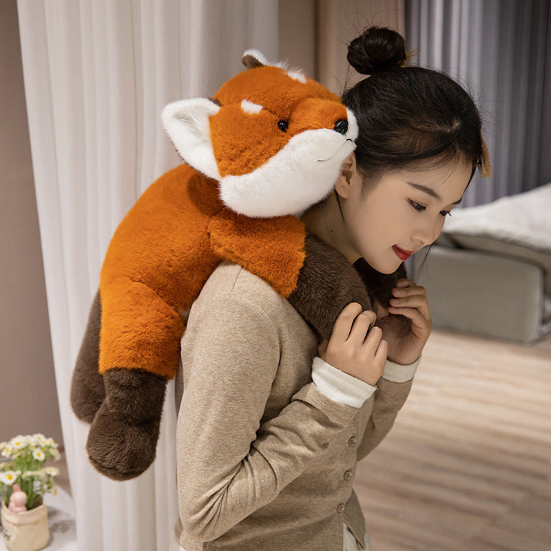 Fresh Arrivals at Buy Center: New Lying Fox Lesser Panda Plush Toy