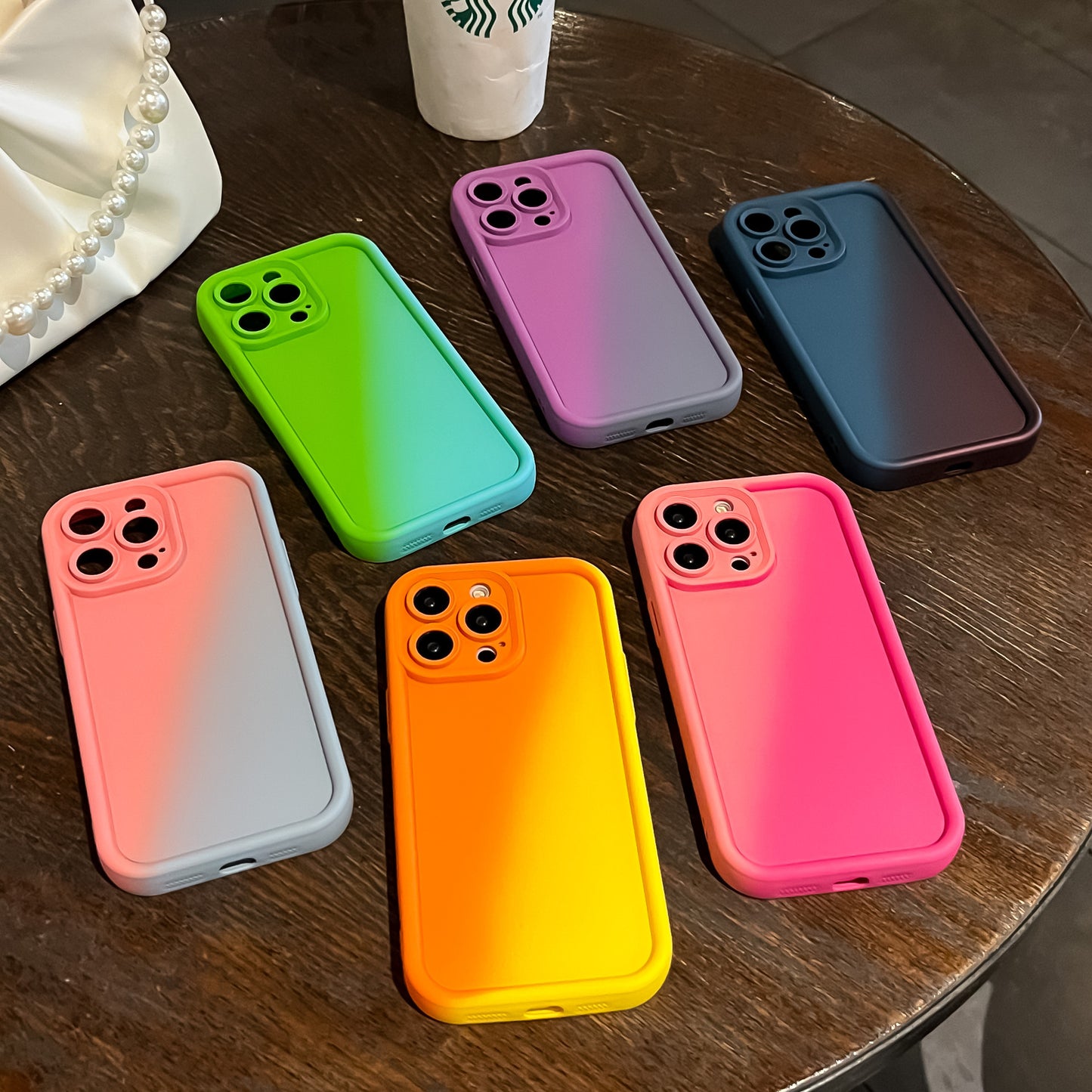 Newly Released at Buy Center: Good-looking Oblique Stitching Gradient Phone Case