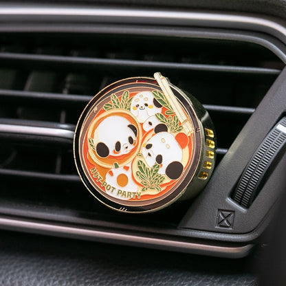 Newly Released at Buy Center: Panda Hot Pot Car Fragrance Outlet Perfume Decoration