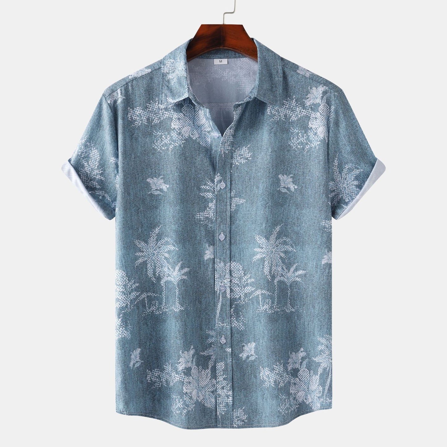 Newly Arrived at Buy Center: Cross-border Wind Beach Digital Printing Men's Short Sleeve Shirt