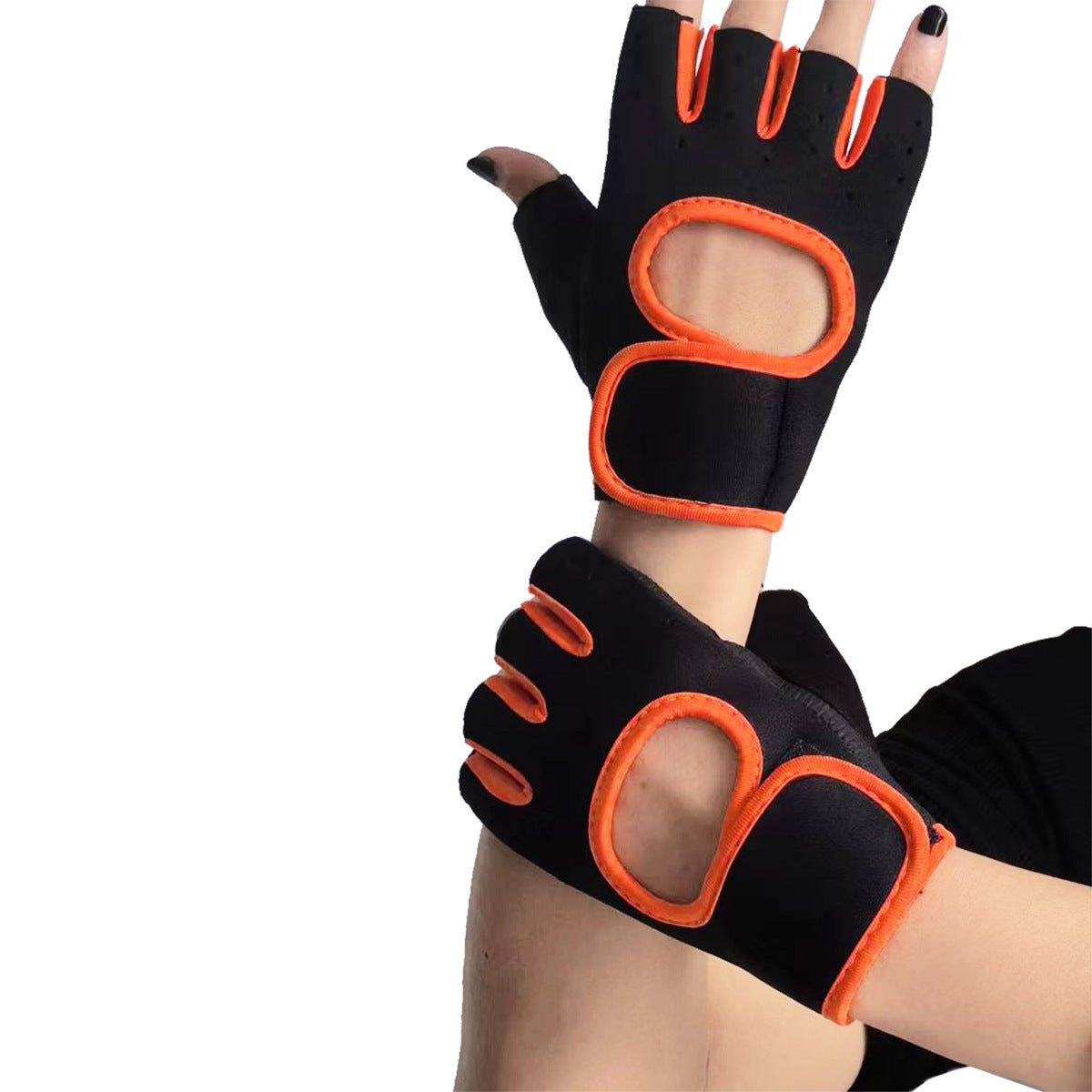 Just Arrived at Buy Center: Sports Cycling Half-finger Fitness Gloves Orange