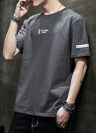 Fashion Trend Skin-friendly Breathable Men's Printed T-shirt