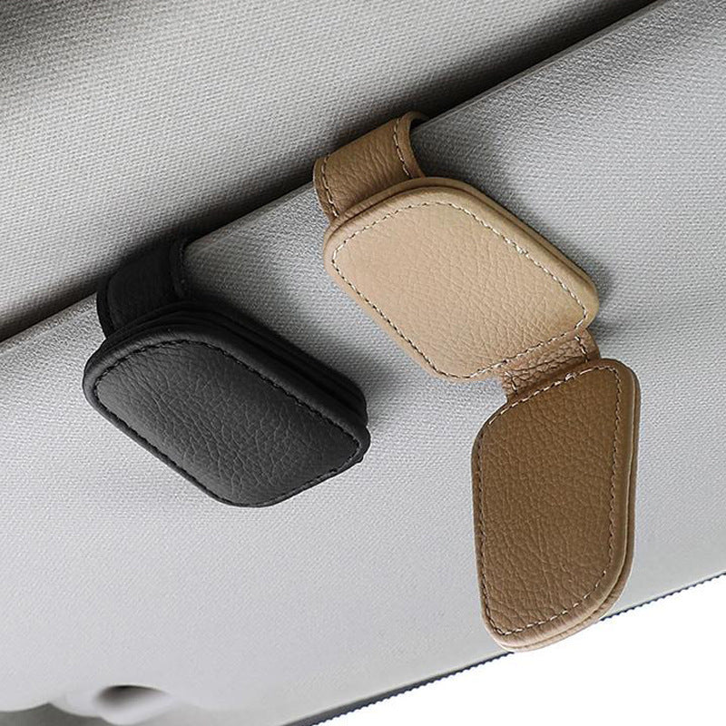 Fresh Arrivals at Buy Center: Sunglasses Holder Eye Case Creative Automotive Sun Louver Clips For Storage Car Glasses Clip