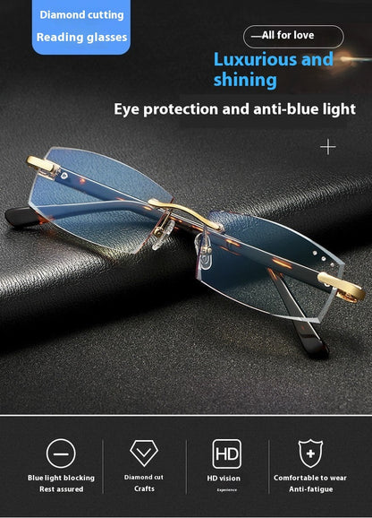 Natural Crystal Reading Glasses Anti-radiation Anti-Blue Ray