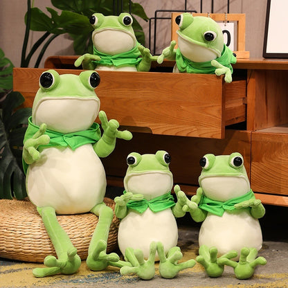 Fresh on the Scene at Buy Center: Creative Cloak Frog Doll Pillow Plush Toy