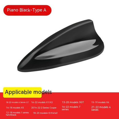 Fresh Arrivals at Buy Center: Suitable For BMW Antenna Carbon Fiber Antenna Cover A Piano Black