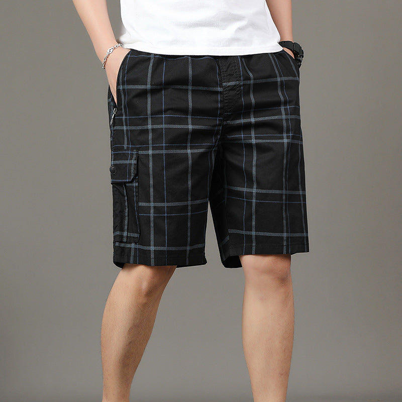 Casual Shorts Men's Summer Thin Black