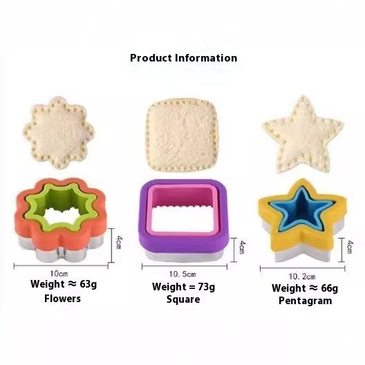 Two-piece Sandwich Edge Cutter Bread Mold Children Buy Center