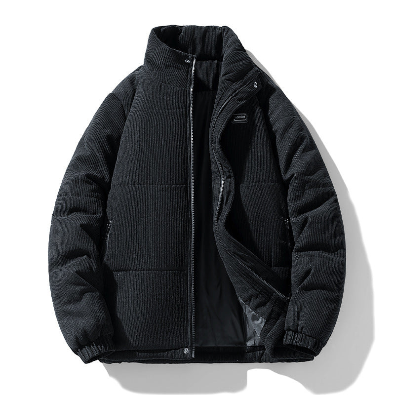 Cotton Coat Winter Men's Stand-up Collar Thermal Windproof Jacket Buy Center