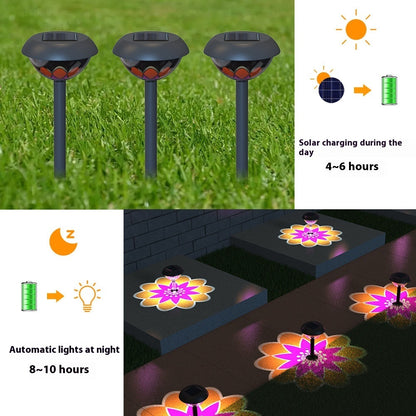 Hot New Items at Buy Center: Outdoor Waterproof Garden Courtyard Solar Energy Projection Lamp