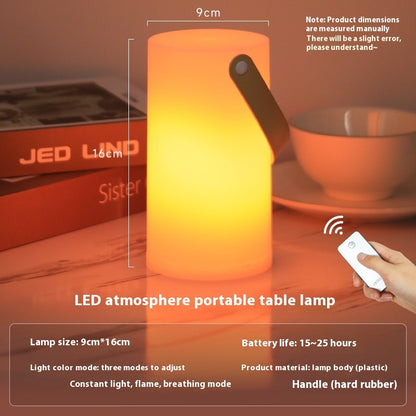 Newly Released at Buy Center: Outdoor Charging Retro Campsite Lamp Portable Lamp Short Remote Control Version