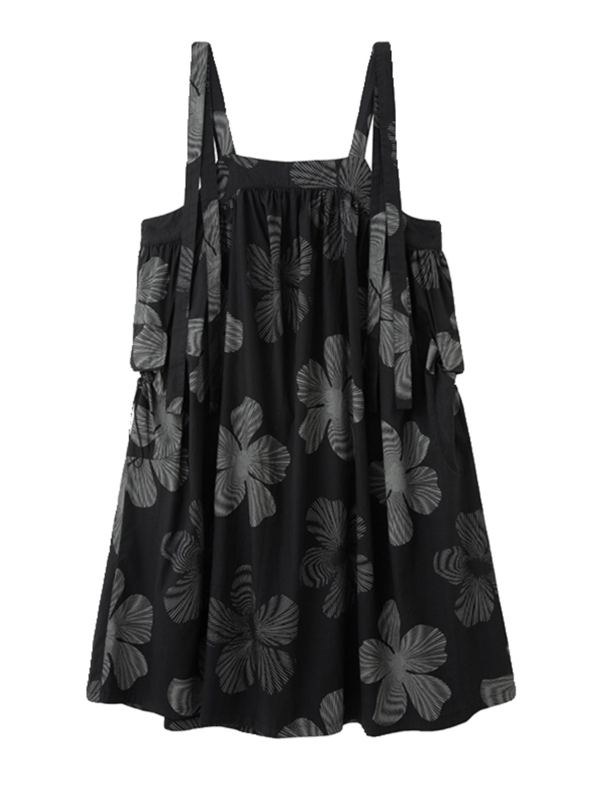 Spring And Summer Dark Style Leaves Printing Dress Buy Center