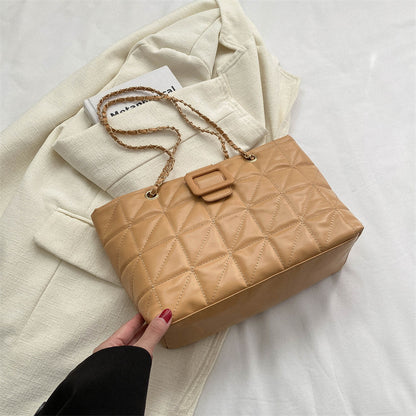 Sacs à bandoulière pour femmes, nouveau sac à chaîne en losange de style Chanel chic et tendance