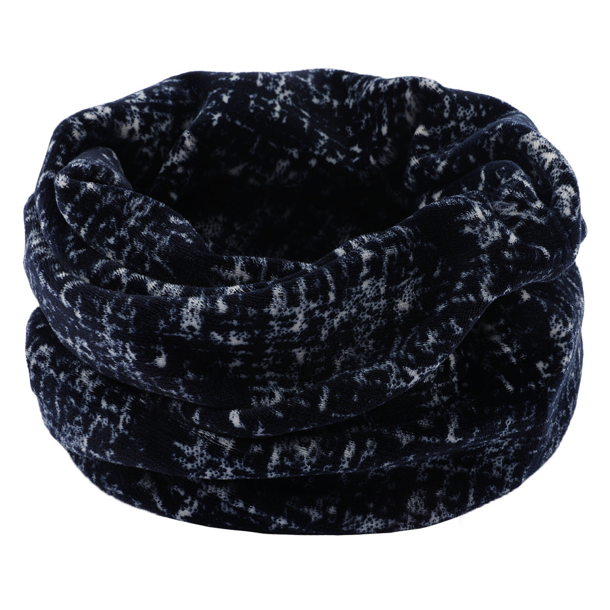 Warm Short Velvet Double-layer Knitted Scarf Buy Center