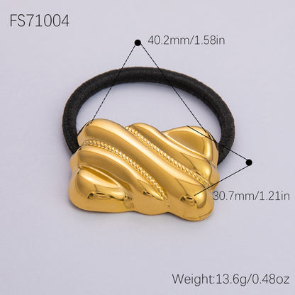 Stainless Steel Flower Style Hair Band Advanced Sense