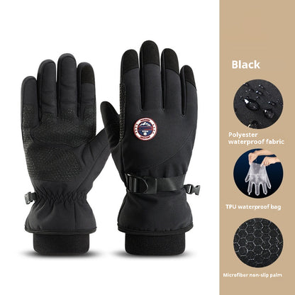 Gants d'hiver chauds pour hommes, ski, sports de plein air, équitation