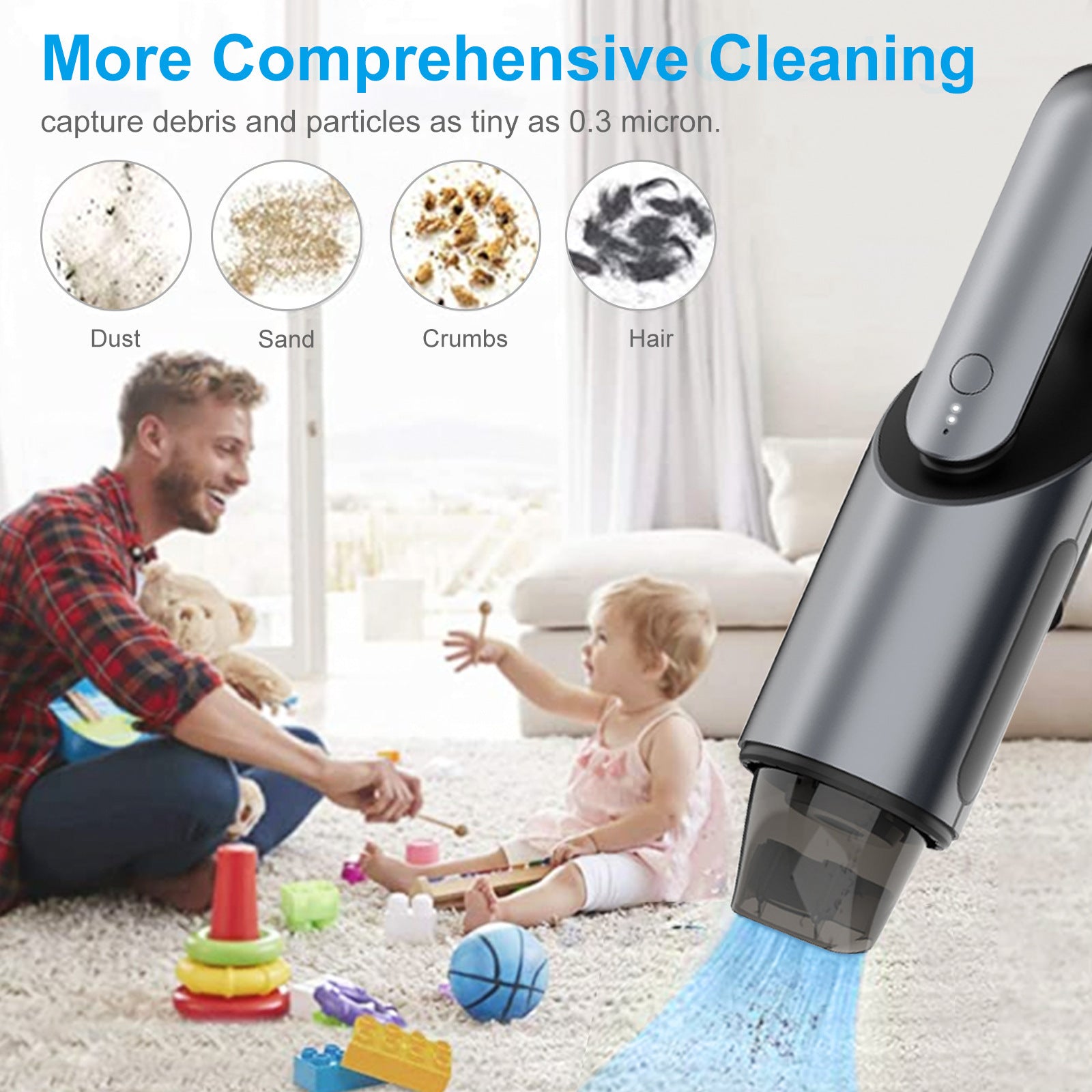 Just Arrived at Buy Center: Portable Wireless Handheld Car Vacuum Cleaner For Use In Vehicles