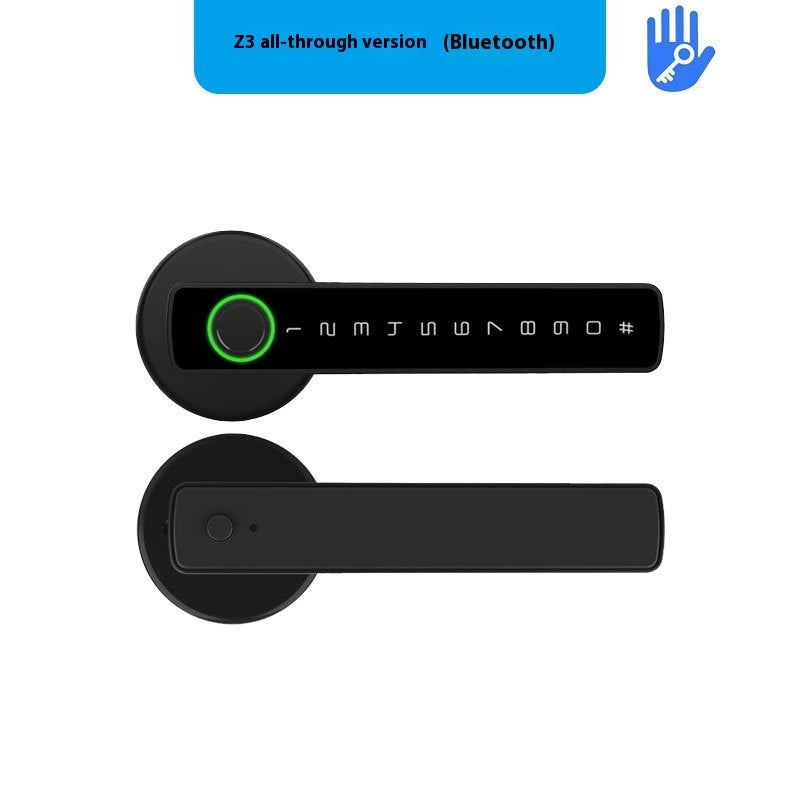 New Single Handle Indoor Wooden Door Hand Spherical Card Smart Door Lock Tongtong Bluetooth Version